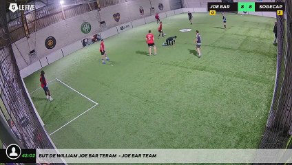 But de william JOE BAR TERAM  - JOE BAR TEAM