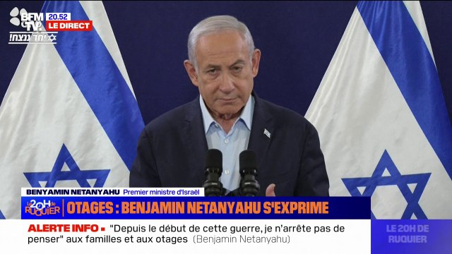 Otages du Hamas: C'était une négociation difficile déclare Benyamin Netanyahu