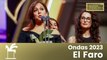 El emotivo discurso de Mara Torres tras recibir el Ondas a mejor programa con 'El Faro'