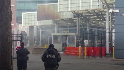 Smoke billows from Niagara Falls explosion as two dead in Rainbow Bridge blast