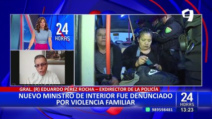 General Pérez Rocha sobre nuevo ministro de Interior: “Debe designar nuevos funcionarios para su sector”