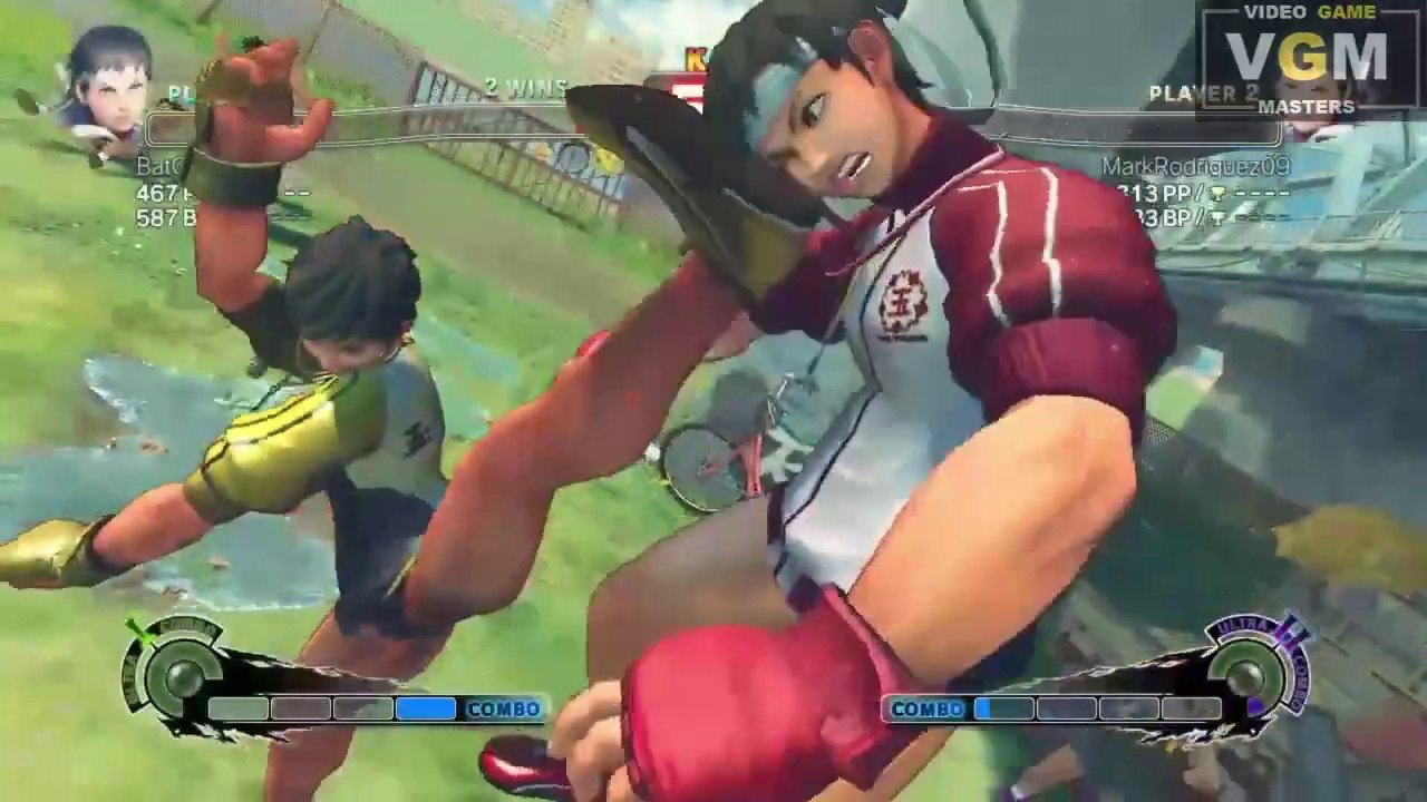 Playing Street Fighter IV