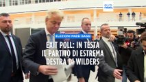 Paesi Bassi: gli exit poll danno in vantaggio l'estrema destra di Wilders