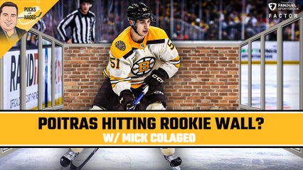 Is Matt Poitras Hitting a Rookie Wall? w/ Mick Colageo | Pucks with Haggs