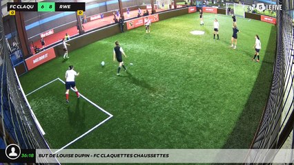 But de Louise Dupin - FC CLAQUETTES CHAUSSETTES