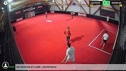 But de Ryan Ait larbi - Les poteaux