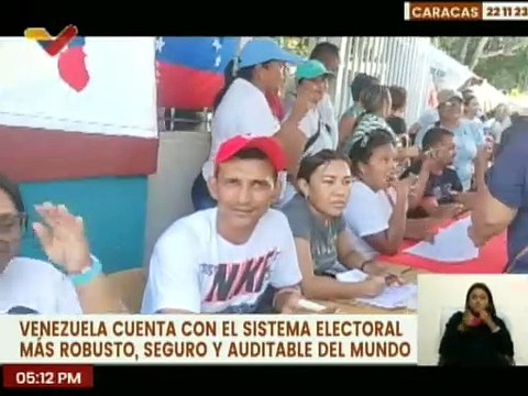Habitantes de Caracas destacan la eficiencia de los procesos electorales del CNE