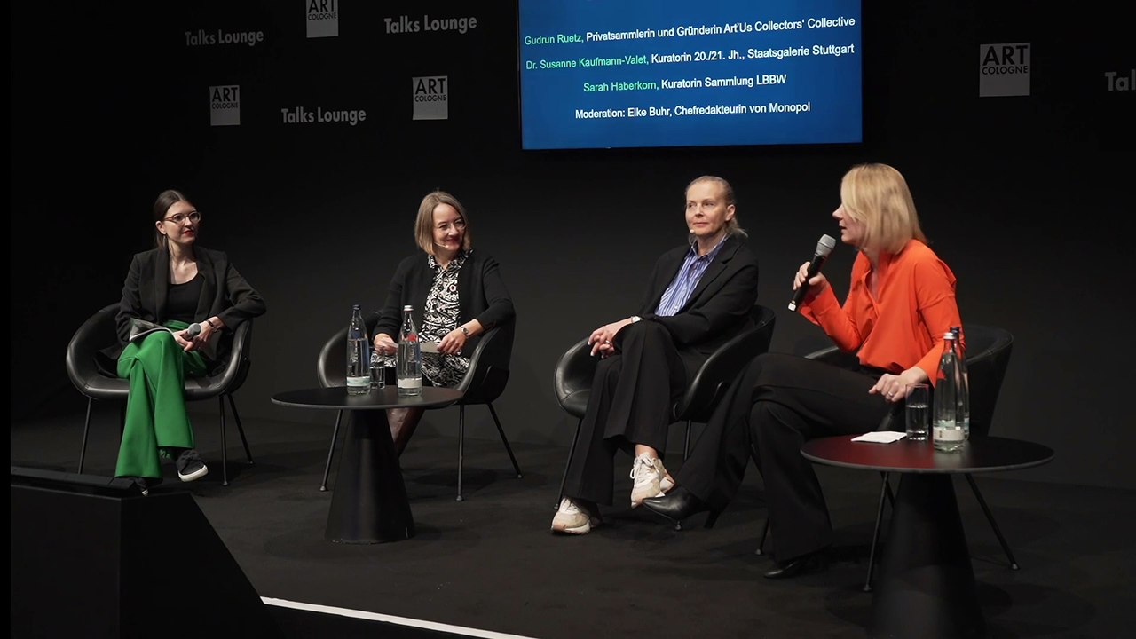 Art Cologne 2023 Art Talks: LBBW Art Talks with Monopol: New Acquisitions – Collector Talk