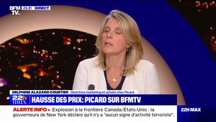 Delphine Alazard-Courtier (directrice marketing et achats chez Picard): "On a essayé de limiter l'inflation alimentaire au maximum (...) Ce qui est important, c'est d'avoir le bon rapport qualité-prix"