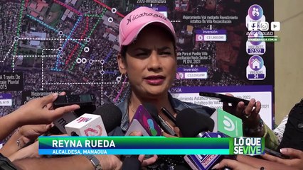 Avanza obra de mejoramiento vial en Villa Reconciliación Norte, en Managua