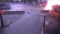 Rainbow Bridge car explosion captured in CCTV from border crossing near Niagara Falls