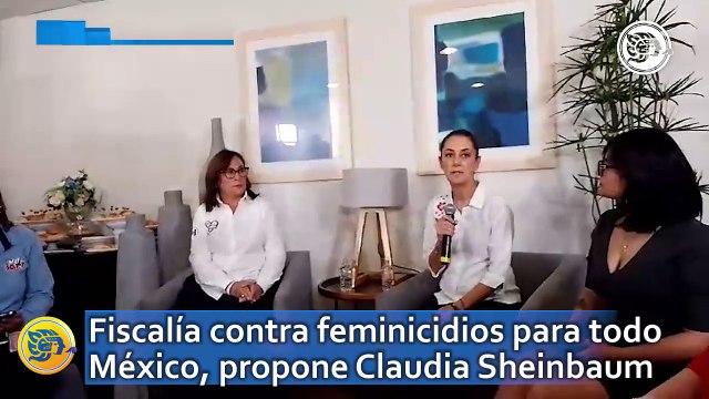 Fiscalía contra feminicidios para todo México, propone Claudia Sheinbaum durante visita a Minatitlán