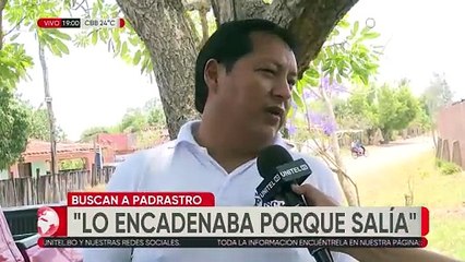 Niño encadenado: Padrastro tiene antecedentes por violencia