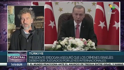 Pdte. Erdogan denunció los crímenes israelíes contra la Franja de Gaza