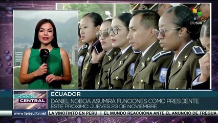 Daniel Noboa asumirá funciones como presidente el próximo jueves