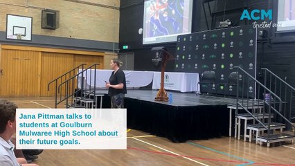 Jana Pittman at Goulburn Mulwaree High School