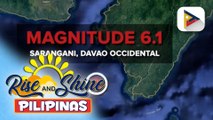 Davao Occidental, niyanig ng magnitude 5.8 na lindol