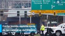 Explota automóvil en frontera EU-Canadá; aseguran no hay indicios de ataque terrorista