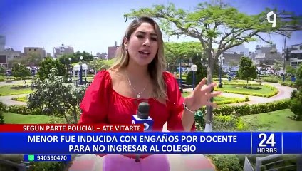 Ate: profesor que abusó de alumna le reveló que se iría de viaje a provincia