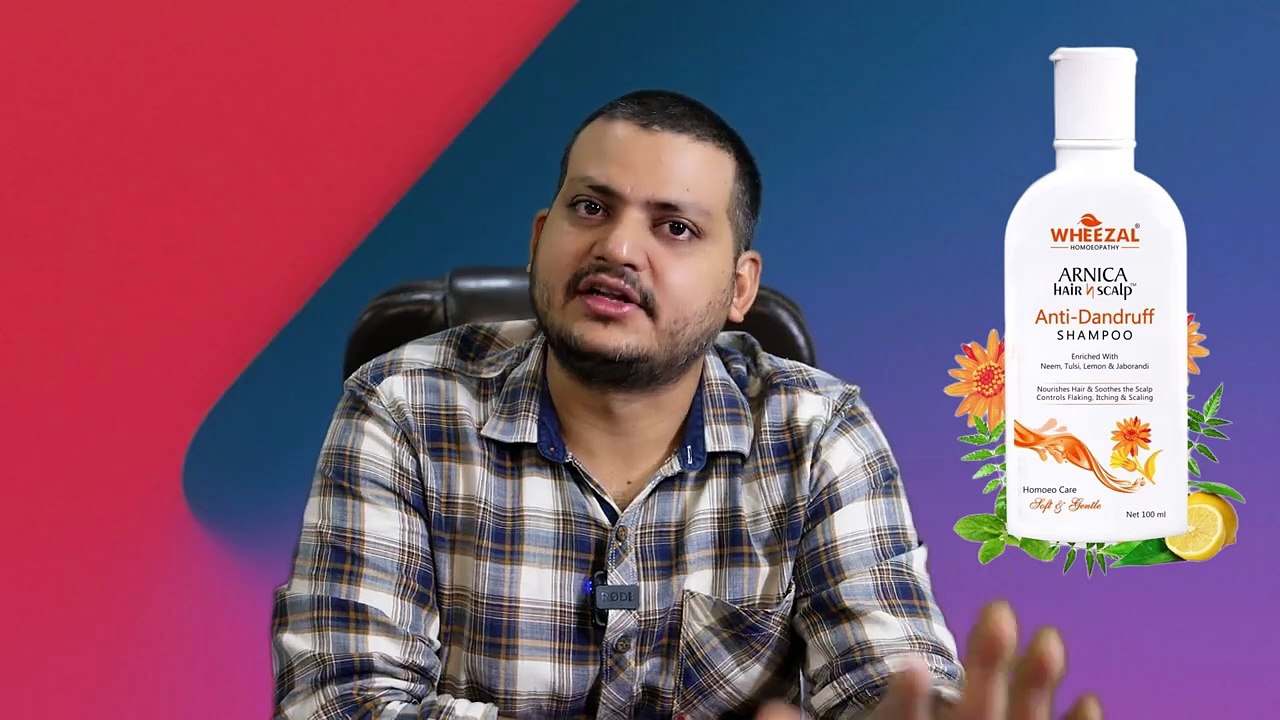 Homeopathic Shampoo I Dandruff I Arnica Anti Dandruff Shampoo video