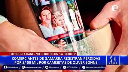 Oliver Sonne no debutó con la Selección y sus camisetas no se vendieron en Gamarra