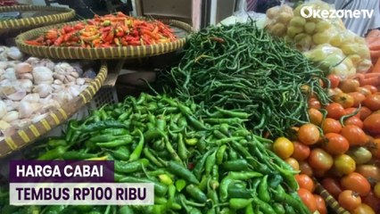 Harga Cabai Tembus Rp100 Ribu per Kg, Omzet Pedagang Turun 60 Persen