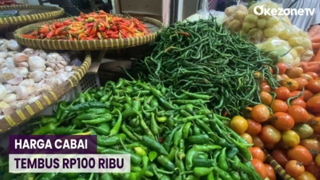 Harga Cabai Tembus Rp100 Ribu per Kg, Omzet Pedagang Turun 60 Persen