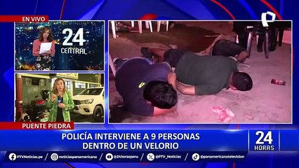 Puente Piedra: intervienen a nueve personas con pistolas dentro de un velorio
