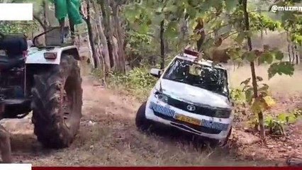 छिंदवाड़ा: गाय सामने आने से पुलिस वाहन के साथ हुआ हादसा, पुलिसकर्मी सहित अन्य घायल