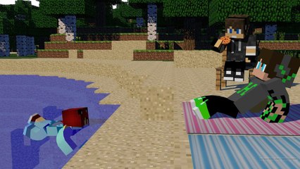 AQUA PARK YAPIYORUZ !!! - Minecraft Modern Evler