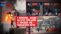 2 indibidwal, nasawi matapos tumilapon at sumabog ang sinasakyang kotse | GMA Integrated Newsfeed