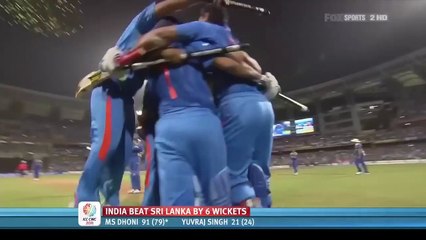 MS Dhoni World Cup Winning Six _ ICC World Cup Final 2011 _ HD
