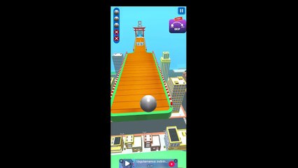 Sky rolling ball 3D ll Gökyüzünde yuvarlanan top üç boyutlu