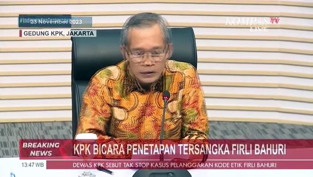 BREAKING NEWS - Tanggapan KPK usai Ketua KPK Firli bahuri Ditetapkan Tersangka oleh Polda Metro Jaya