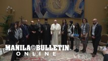 Pope Francis meets families of Hamas hostages and Palestinian prisoners