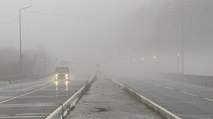 Bolu’da yoğun sis etkili oldu