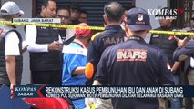 Rekonstruksi Mengungkap Motif Pembunuhan  Ibu Dan Anak