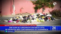 SJL es el distrito de Sudamérica más contaminado y esperanza de vida disminuye en cuatro años