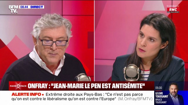 L'extrême droite de Geert Wilders s'est imposée aux Pays-Bas, parce qu'il y a de la misère, de la pauvreté et du chômage en Europe, assure Michel Onfray