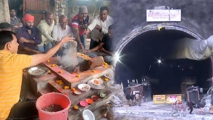 সুড়ঙ্গে আটকে থাকা শ্রমিকদের উদ্ধারের চেষ্টা উদ্ধারকারীদের, হাওড়ায় চলছে হোম যজ্ঞ