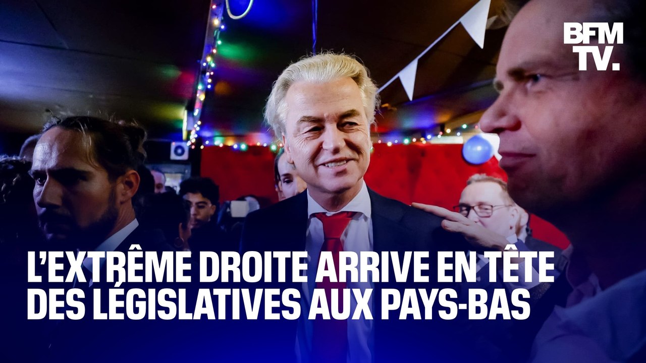 L’extrême droite arrive en tête des législatives aux Pays-Bas