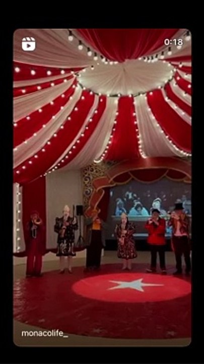 Camille Gottlieb, la fille de Stéphanie de Monaco a partagé des vidéos de l'inauguration de l'exposition "Le Prince au coeur du cirque"