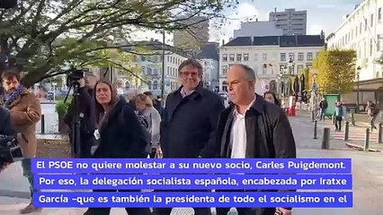 El PSOE pide a sus socios europeos que traten como "exiliado" y no como "prófugo" a Puigdemont