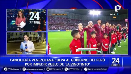 Cancillería de Perú explica por qué demoró salida del avión de Venezuela