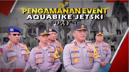 Hari Pertama, Kapolda Cek Pengamanan Aquabike Jetski World Championship 2023 di Samosir