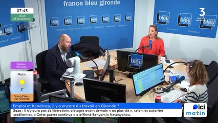 Denis Landrit, directeur de Cap Emploi 33, invité de France Bleu Gironde