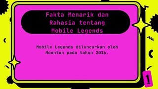 Kumpulan Fakta menarik Mobile Legend part3 Anugrah id short