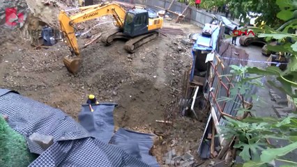 Eyüpsultan’da toprak kaydı: İki bina mühürlendi