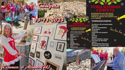 Feria de Navidad en Siddhartha on the Rock. Cómpeta 19-11-2023.(4k)