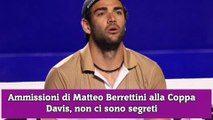 Ammissioni di Matteo Berrettini alla Coppa Davis, non ci sono segreti